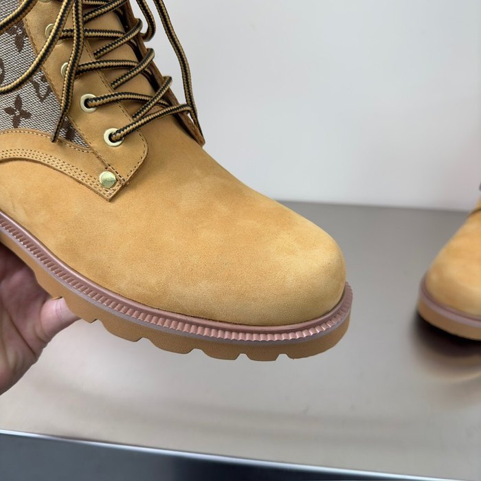 Shoes Louis Vuitton high top casual boots Tan