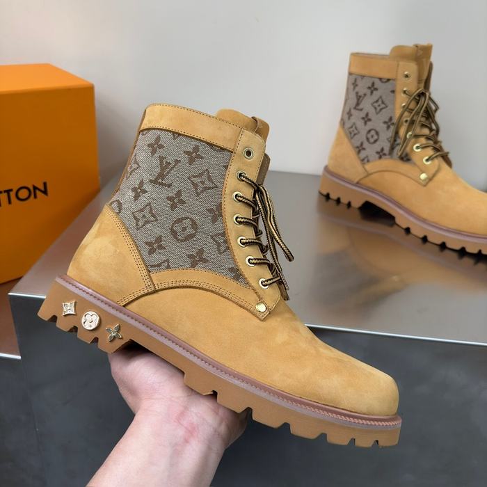 Shoes Louis Vuitton high top casual boots Tan