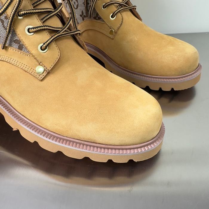 Shoes Louis Vuitton high top casual boots Tan