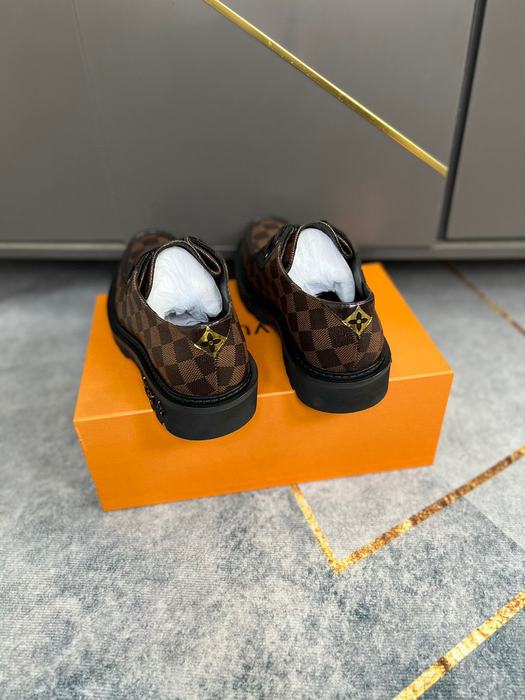 Shoes Louis Vuitton lace up loafer Brown