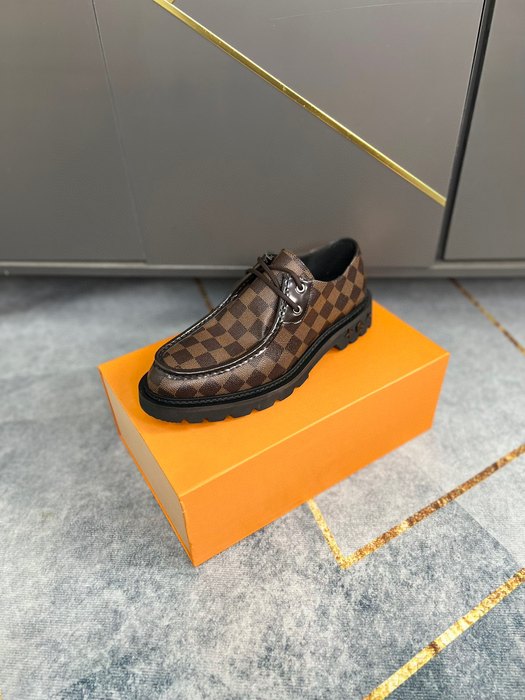 Shoes Louis Vuitton lace up loafer Brown