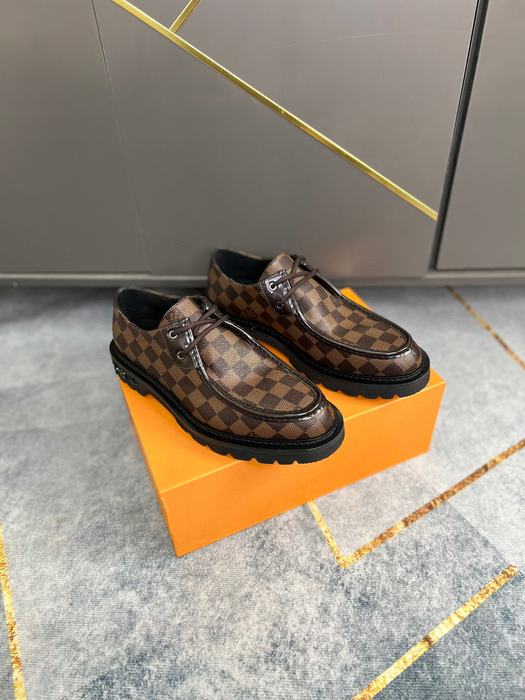 Shoes Louis Vuitton lace up loafer Brown