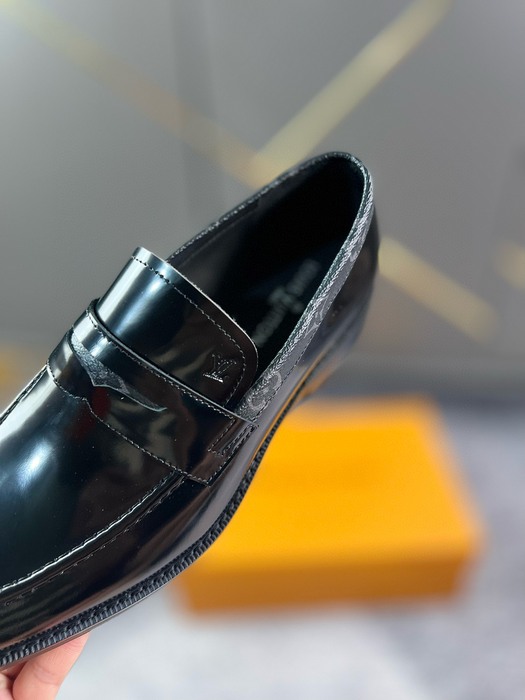 Shoes Louis Vuitton leather loafer Black