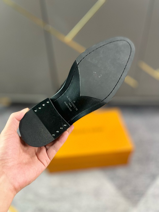 Shoes Louis Vuitton leather loafer Black