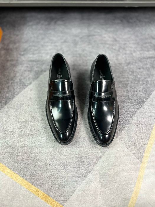 Shoes Louis Vuitton leather loafer Black