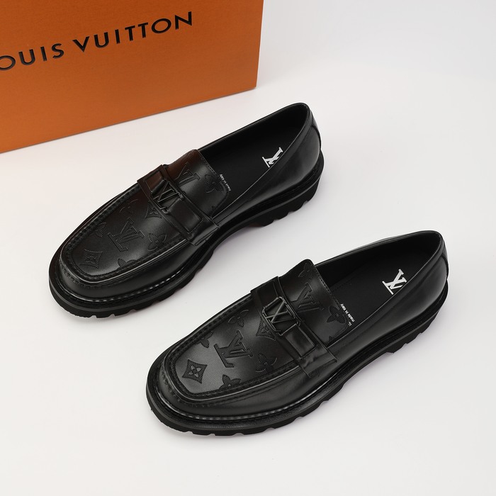 Shoes Louis Vuitton loafer Black 001