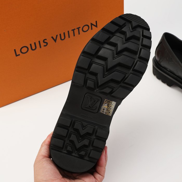 Shoes Louis Vuitton loafer Black 002