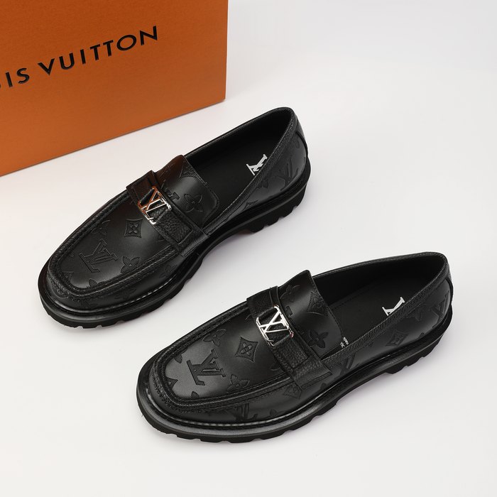 Shoes Louis Vuitton loafer Black 002