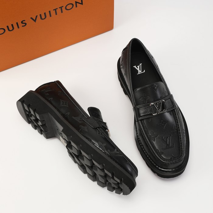 Shoes Louis Vuitton loafer Black 002