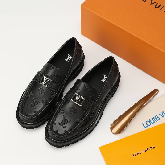 Shoes Louis Vuitton loafer Black 002