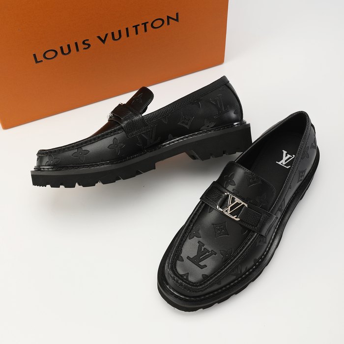 Shoes Louis Vuitton loafer Black 002