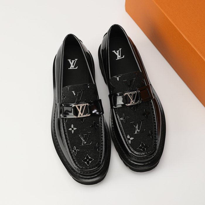 Shoes Louis Vuitton loafer Black 003