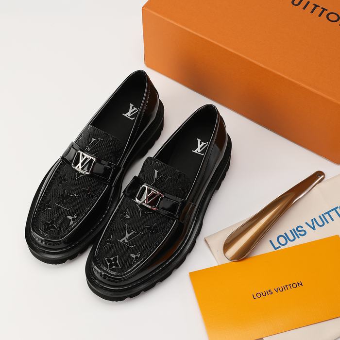 Shoes Louis Vuitton loafer Black 003