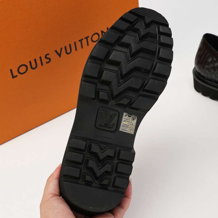 Shoes Louis Vuitton loafer Black 004