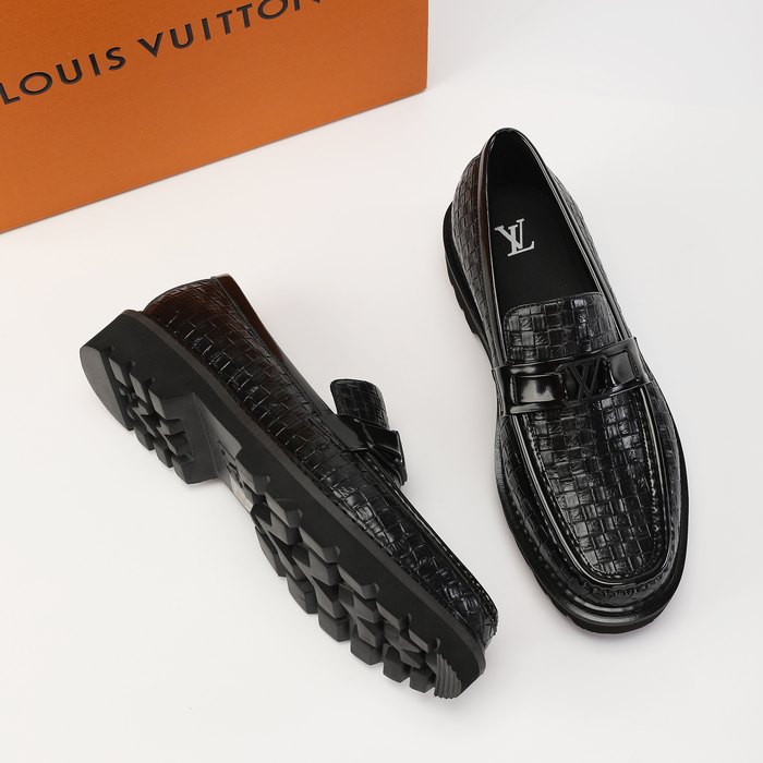Shoes Louis Vuitton loafer Black 004