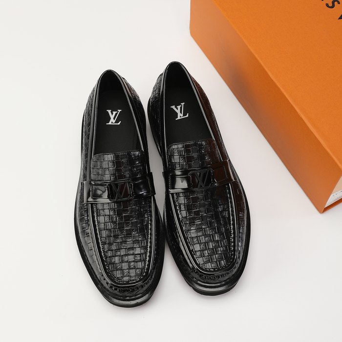 Shoes Louis Vuitton loafer Black 004