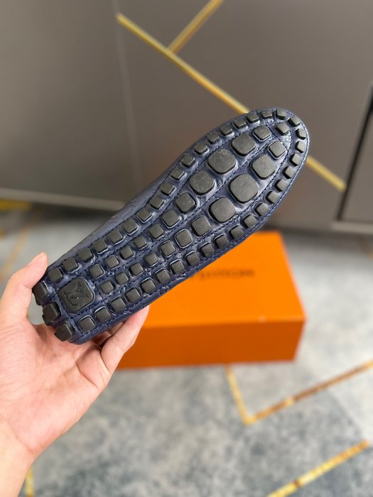 Shoes Louis Vuitton loafer Blue 001