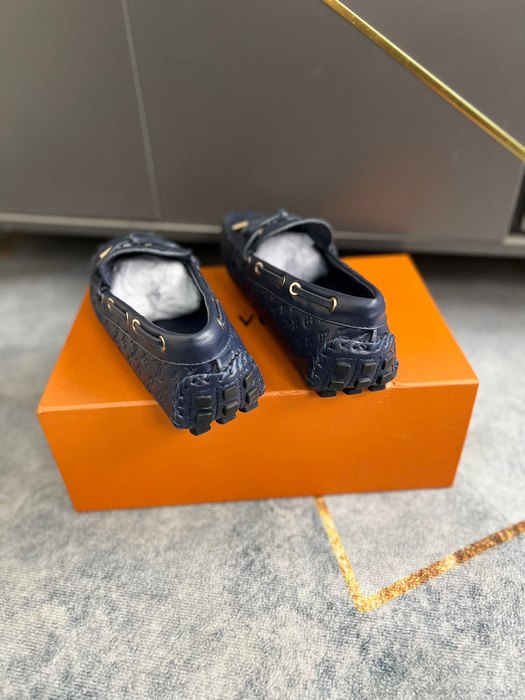 Shoes Louis Vuitton loafer Blue 001