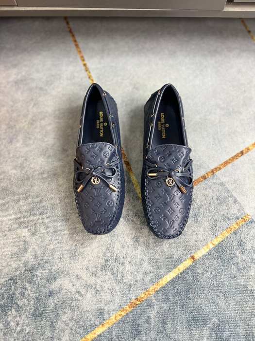 Shoes Louis Vuitton loafer Blue 001