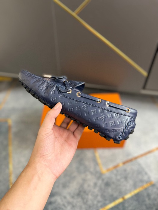 Shoes Louis Vuitton loafer Blue 001