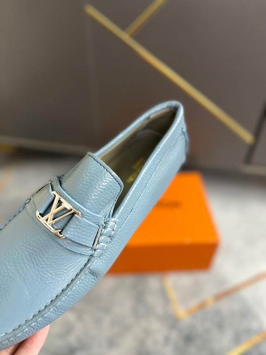 Shoes Louis Vuitton loafer Blue 002
