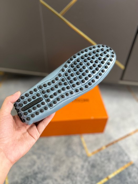 Shoes Louis Vuitton loafer Blue 002