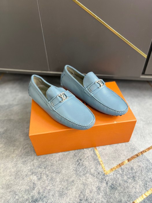 Shoes Louis Vuitton loafer Blue 002