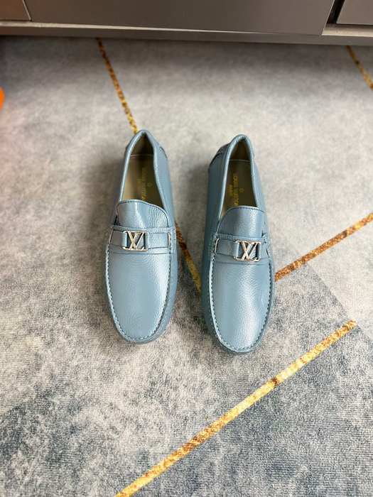 Shoes Louis Vuitton loafer Blue 002
