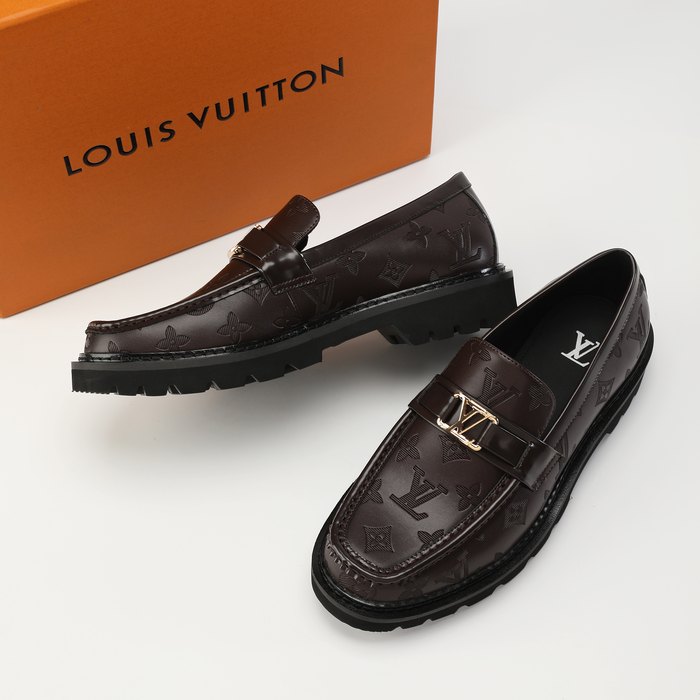 Shoes Louis Vuitton loafer Brown 001