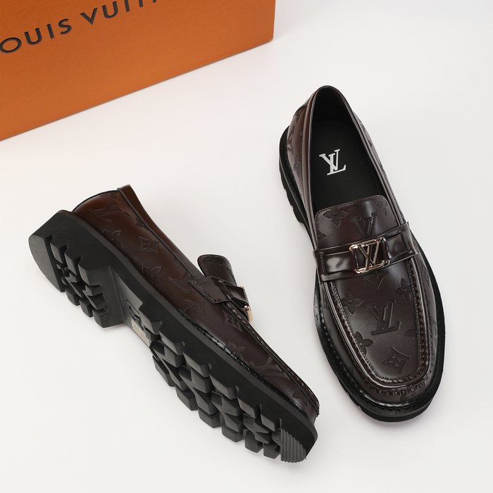 Shoes Louis Vuitton loafer Brown 001