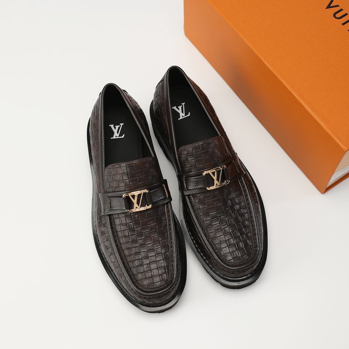 Shoes Louis Vuitton loafer Brown 002
