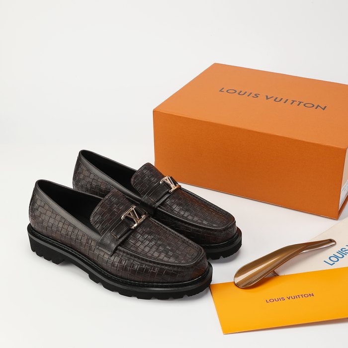 Shoes Louis Vuitton loafer Brown 002