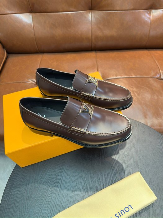 Shoes Louis Vuitton loafer Brown 003