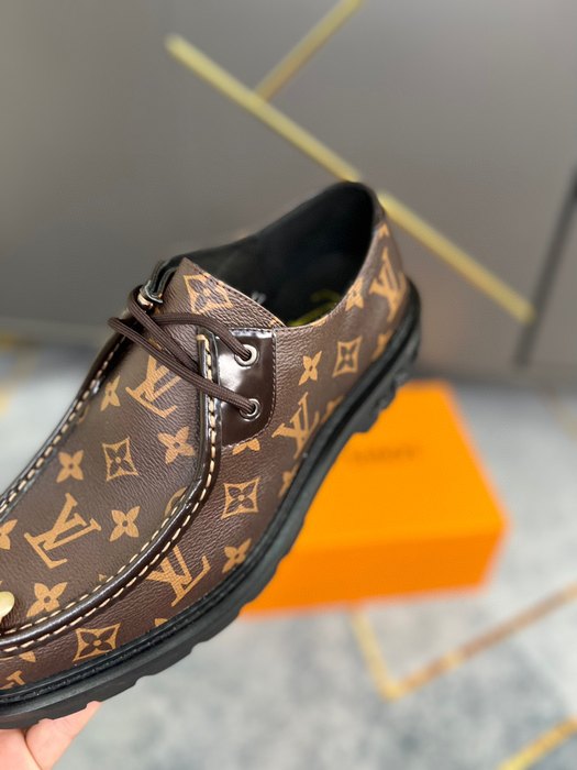Shoes Louis Vuitton loafer Brown 005