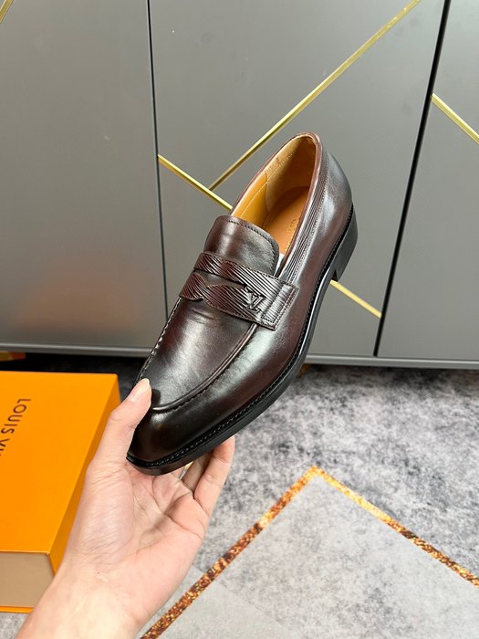 Shoes Louis Vuitton loafer Brown 008