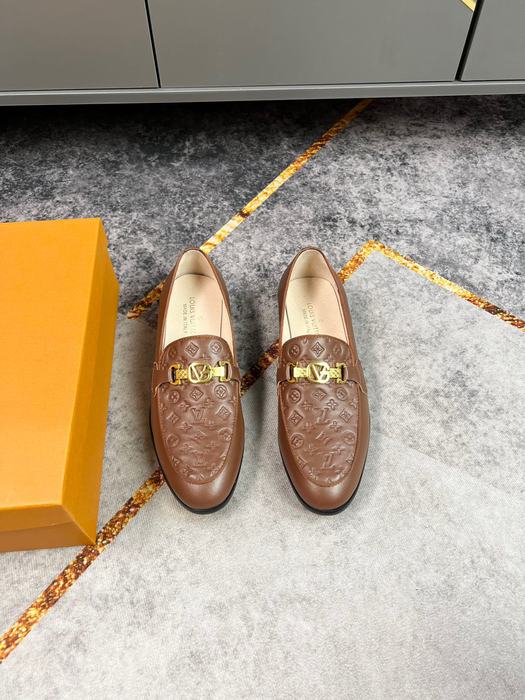 Shoes Louis Vuitton loafer Brown 009