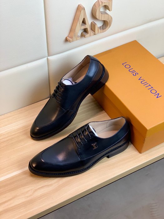 Shoes Louis Vuitton men's business shoes Black