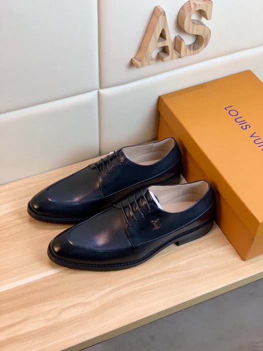 Shoes Louis Vuitton men's business shoes Black