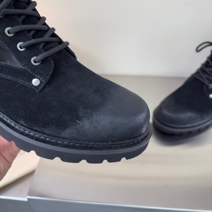 Shoes Louis Vuitton men's casual high top boots Black