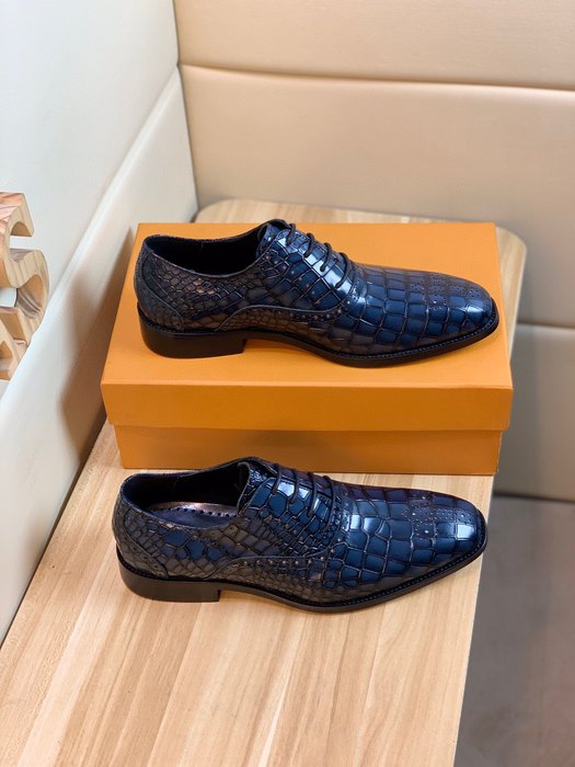 Shoes Louis Vuitton men's casual leather shoes Blue