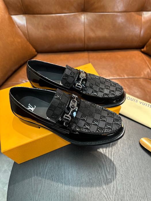 Shoes Louis Vuitton men's casual loafers Black