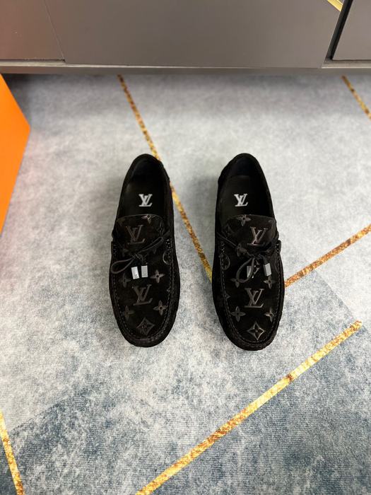 Shoes Louis Vuitton men's driving loafers Black