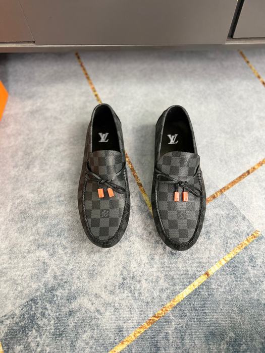 Shoes Louis Vuitton men's driving shoes Black