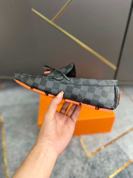 Shoes Louis Vuitton men's driving shoes Black