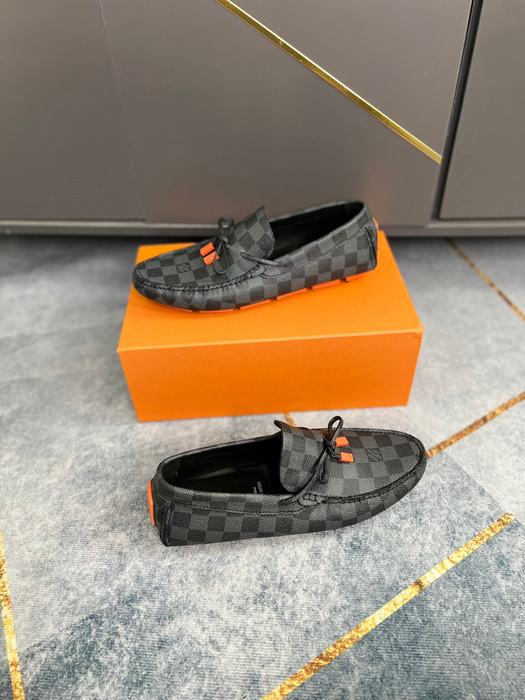 Shoes Louis Vuitton men's driving shoes Black