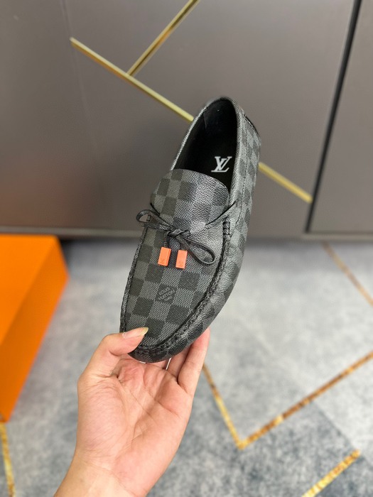 Shoes Louis Vuitton men's driving shoes Black