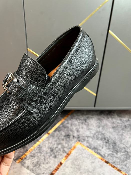 Shoes Louis Vuitton men's loafer Black