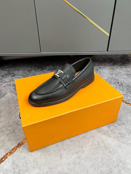 Shoes Louis Vuitton men's loafer Black