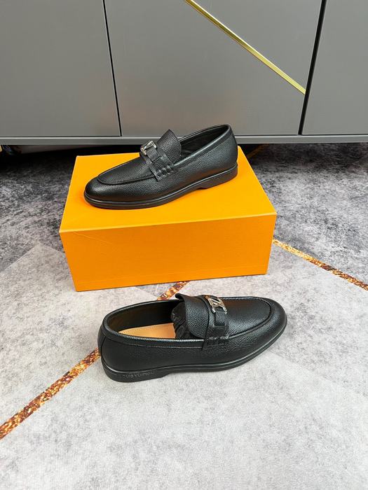 Shoes Louis Vuitton men's loafer Black