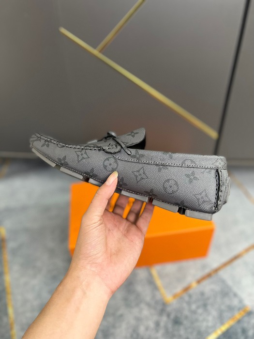 Shoes Louis Vuitton men's loafer Grey